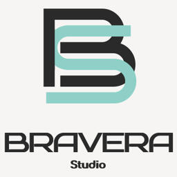 Bravera Studio logo Bravera Studio logo — professional one-page website design for small businesses in Ireland